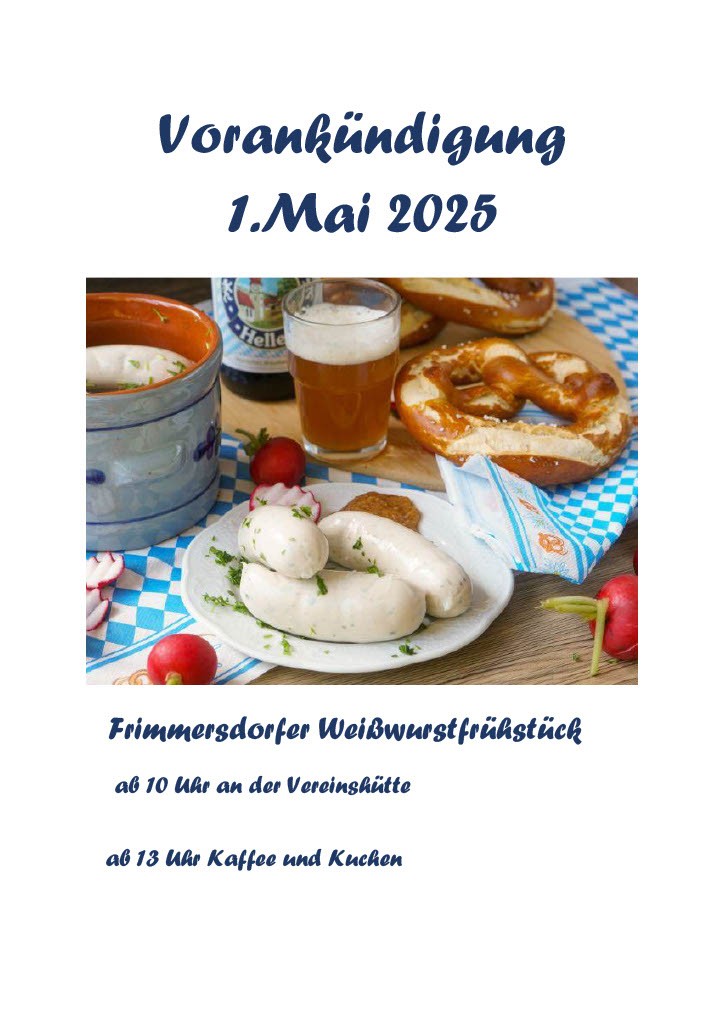 Weißwurstfrühstück